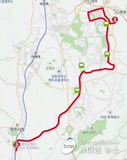 양주시, 회암중 개교 맞춰 99번 버스 노선 개편 및 1대 증차
