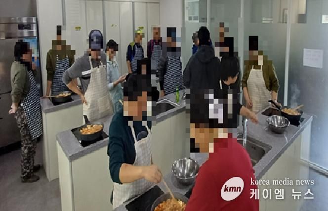 주간재활프로그램 요리치료 모습