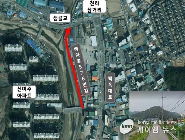 백자로 576번길 위치도