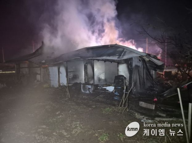 홍성소방서, 갈산면 단독주택 화재 신속 진압