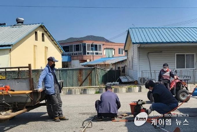 농업기계 순회교육 모습