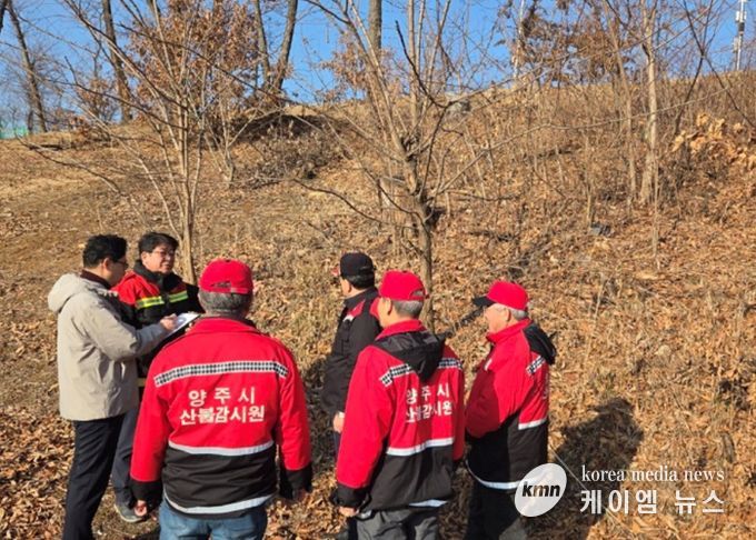 백석읍, 산불감시·가로변 정비 현업근로자 안전점검 실시