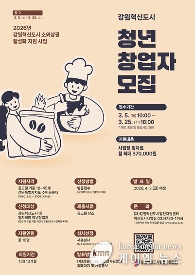 강원혁신도시 내 소외상권 활성화를 위한 임차료 지원