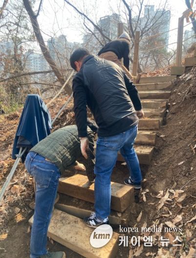 고양시 흥도동, 누리길 시설 정비 활동 실시