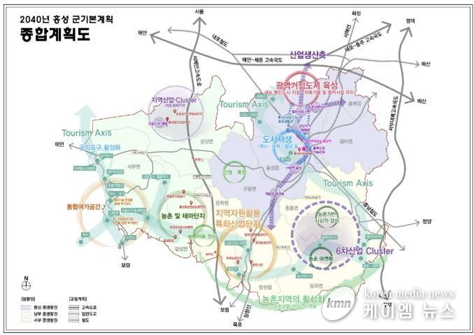 홍성군, 홍성읍·홍북읍 통합생활권 시대 연다