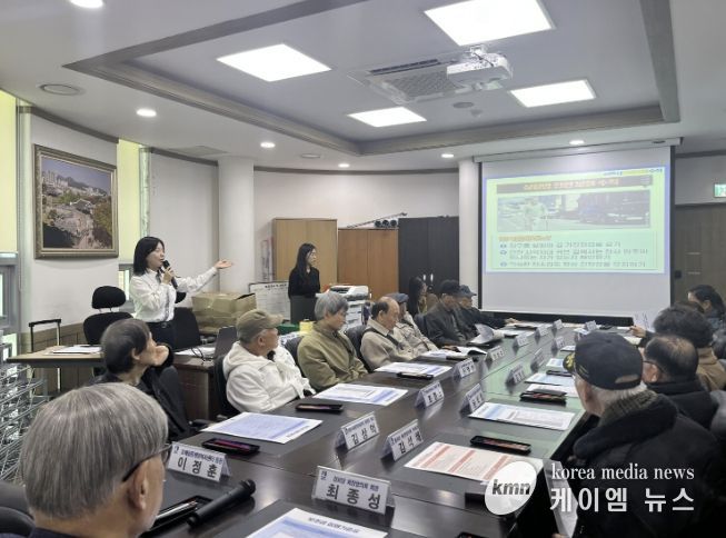‘안전한 경로당을 만들어요!’ 수원시 권선구, 권선경찰서와 찾아가는 경로당 안전교육 실시