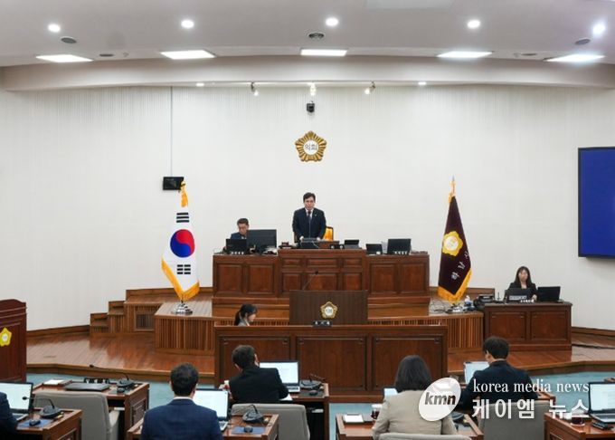 3월 26일 하남시의회 제346회 임시회 제2차 본회의. (사진_하남시의회 제공)