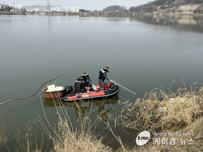 시흥시 물왕호수 벚꽃 만개 앞두고 봄맞이 환경정비 완료