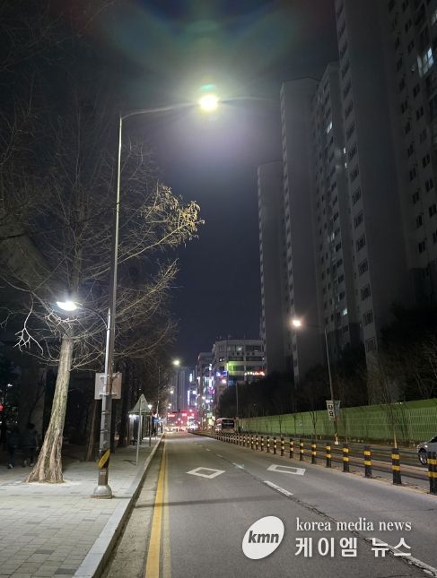 의정부시, 금오지구 LED가로등 교체 추진…야간 안전환경 개선