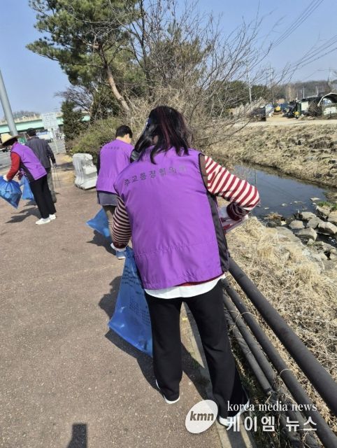고양시 주교동 통장협의회, 봄맞이 마을대청소 실시