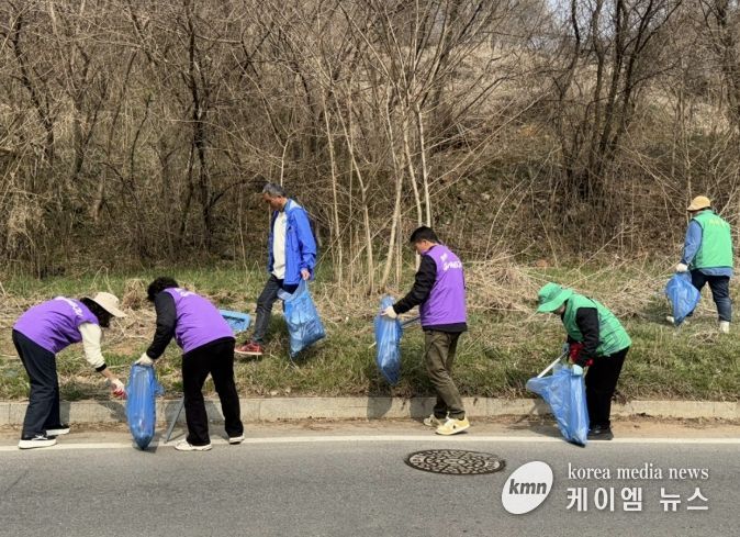 광주시 도척면, 경기도체육대회 앞두고 대대적 환경정비 실시