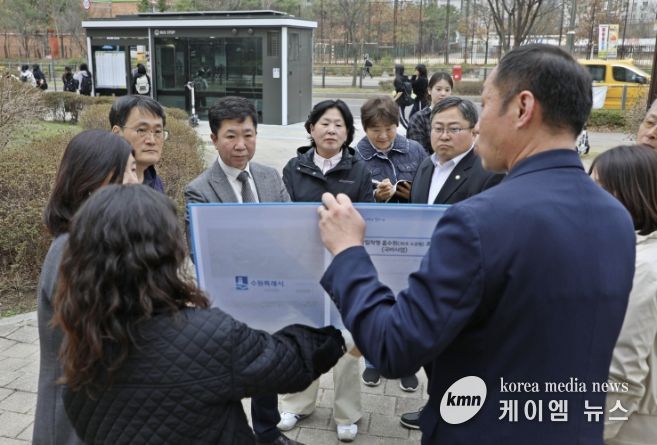 수원시 권선구, 시의원과 함께 금곡동 안전·환경점검