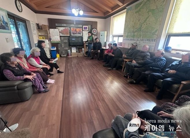 평택시 청북읍, 소통 행정을 위한 경로당 순회