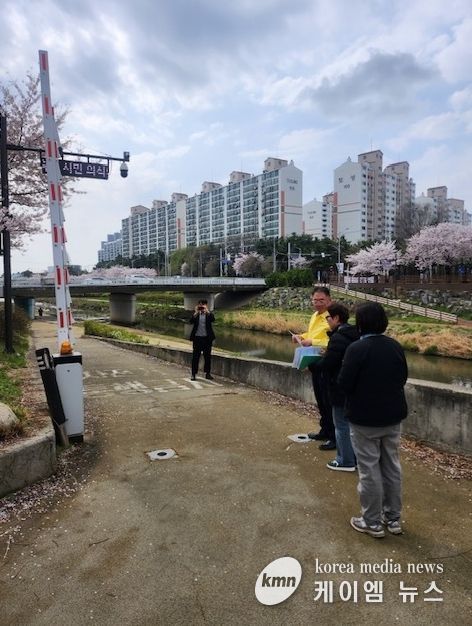 이성호 평택부시장, 우기 대비 주요 하천 긴급 현장점검