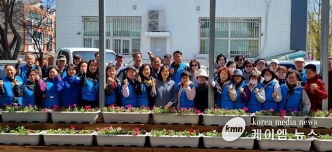 고양시 대화동, 2026년 봄맞이 초화 식재 행사 개최