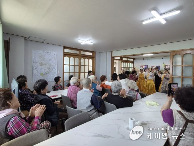 여주시, 떴다방 피해 예방 연극 '이놈아! 우리가 떴다' 경로당 실시
