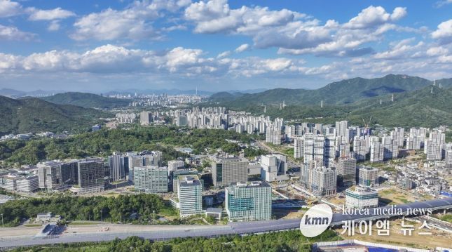 과천지식정보타운 전경