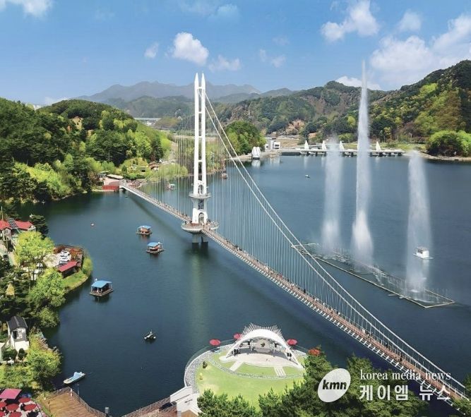 예당관광지 전경