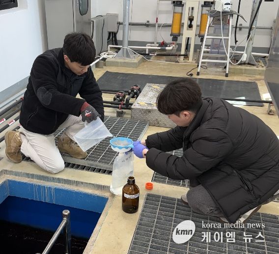 착수정 시료채취 현장