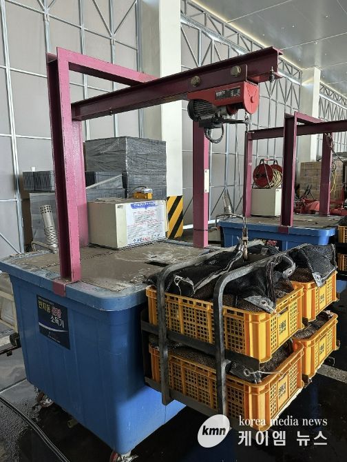 벼 종자 소독 현장