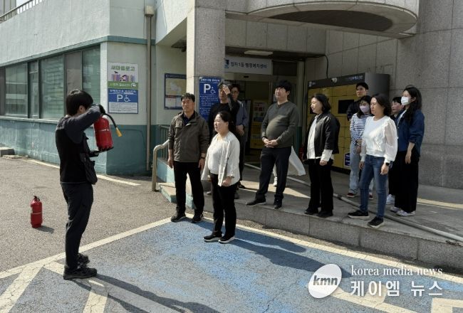 수원시 장안구 정자1동, 2026년 공공기관 합동 소방훈련 실시